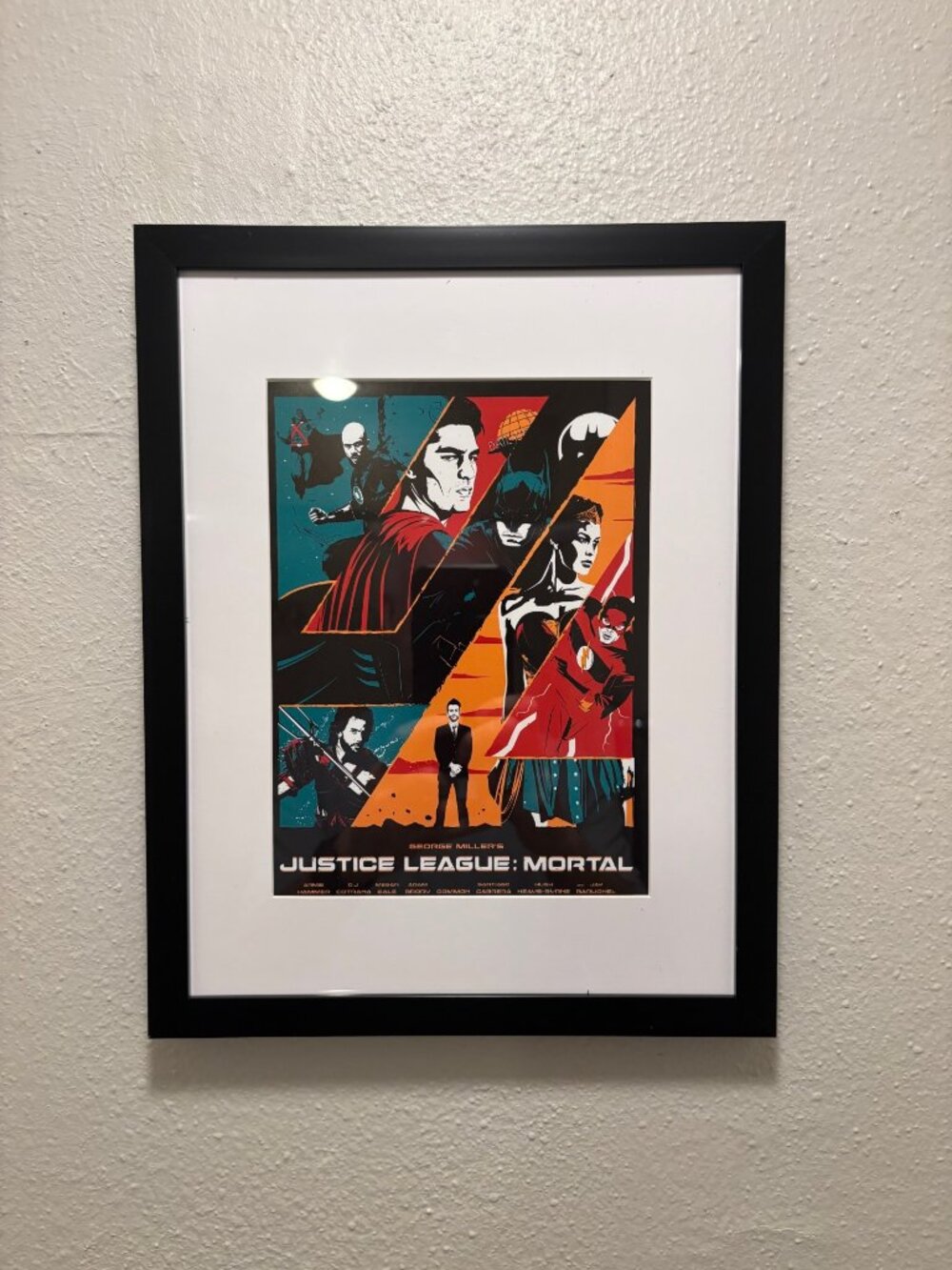 Justice League: Mortal Framed 8.5x11 Inch Art Print - Abandoned Movies